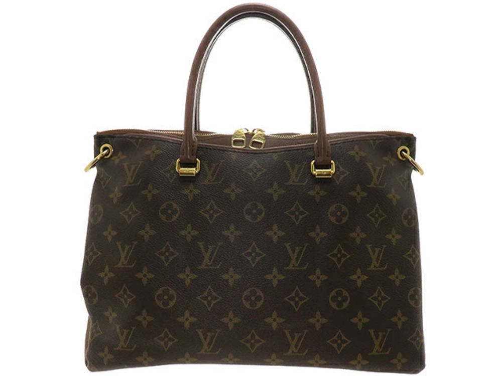 Louis Vuitton Pallas Avane Top Handle Bag Monogram Canvas Brown